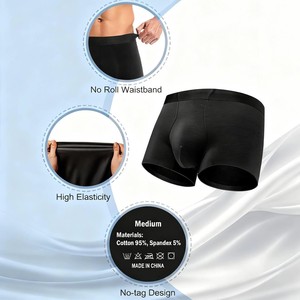 <span class=keywords><strong>Boxer</strong></span> per Incontinenza Maschile Personalizzati 100ML, Assorbimento a 4 Strati, Flusso Abbondante, <span class=keywords><strong>Senza</strong></span> <span class=keywords><strong>Cuciture</strong></span>, Traspiranti, in <span class=keywords><strong>Cotone</strong></span> Altamente Elastico e Confortevoli - Product Image 5