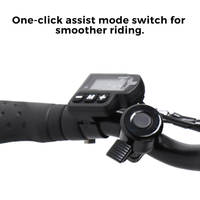 Vélo électrique urbain TXED 20"x4.0, 500W, 48V, batterie intégrée 13AH, pédalage assisté, accélérateur, cadre léger en alliage d'aluminium pour adulte