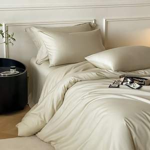 Juego de Sábanas y Funda Nórdica de Lyocell de Color Sólido Personalizable al por Mayor - Fabricación Ecológica - Product Image 4