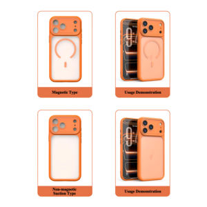 Coque de téléphone magnétique puissante, coque de téléphone givrée avec impression pour <span class=keywords><strong>iPhone</strong></span> 17 16 15 Pro Max - Product Image 2