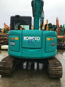 Mini-excavatrice sur chenilles Kobelco Sk75-8sr 7 tonnes d'occasion, faible nombre d'heures de fonctionnement, bon état, moteur principal, pompe hydraulique MOOG, distributeur Parker 1 - Product Image 3