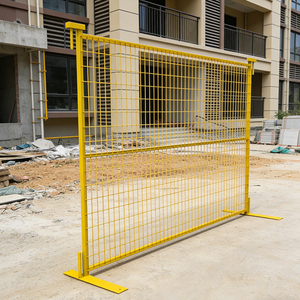 Recinzione Temporanea Standard Canadese per Cantieri, Rete Metallica Verniciata a Polvere, Barriera di Sicurezza Portatile per il Controllo della Folla - Product Image 5