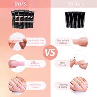 Kage Chine vente en gros extension de gel d'ongle poly kit d'ongle de gel de construction OEM Private Label Personnalisation Professional Poly Gel