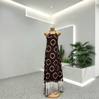 Robes tendance sur mesure, vêtements pour femmes, vente en gros, robe longue maxi élégante pour la plage, robe décontractée d'été ample pour femmes