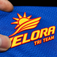 Autocollant de transfert de logo personnalisé, presse à chaud, 3D, double couche, couleur, caoutchouc, silicone, étiquette en vinyle, logos de vêtements, marque, impression DTF