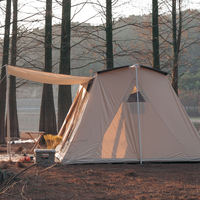 Tentes américaines vintage en toile de coton polyester camping en plein air famille glamping tente de luxe