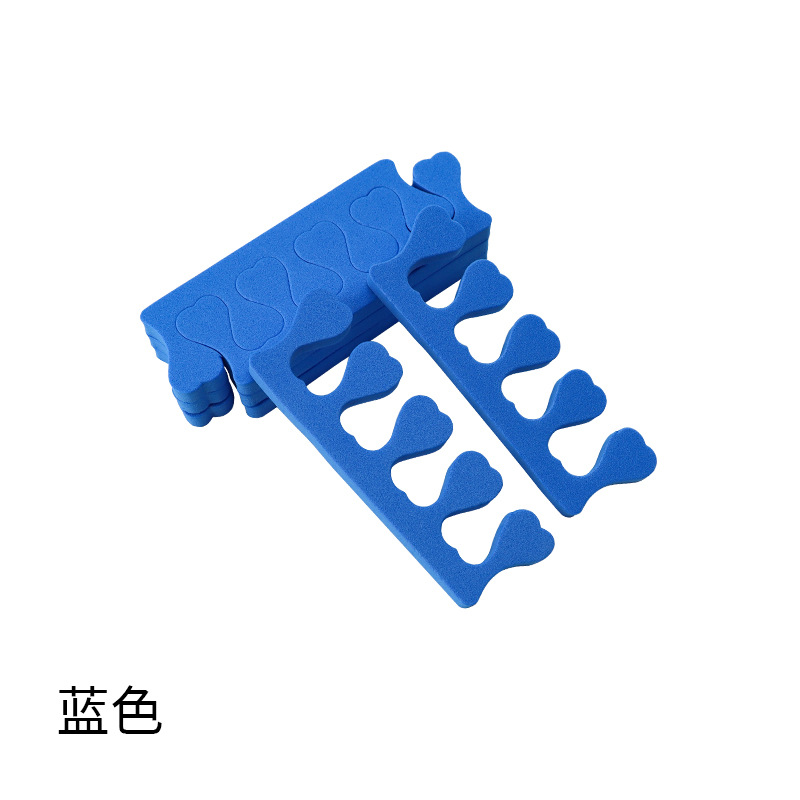 Separador de dedos azul de 08 cm