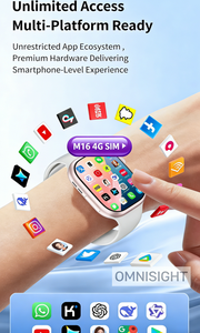Reloj Inteligente M16 4G con Videollamadas, Resistente al Agua IP68, Monitor de Ritmo Cardíaco y Aplicaciones Sociales, Éxito en Ventas 2026 - Product Image 5