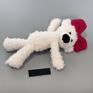 Hiasan Helm Boneka Beruang Teddy dengan Pita Merah, Aksesoris Helm Motor/Ski Model TKZS-021 - Product Image 3