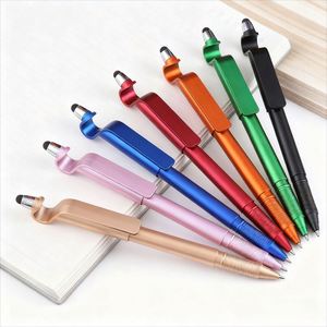 Promotional Plastic Ballpoint <b>Pen</b> with logo Multifunctional and Can Be Used As Phone Stands Universal Stylus <b>Pen</b> for Advertising - Product Image 3