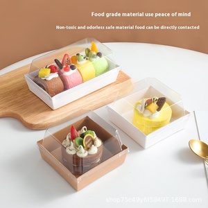 Donut Tiramisu Carne Hilo Becks Pastel Hornear Pastelería Caja de embalaje Papel Kraft Diseño de <span class=keywords><strong>s</strong></span>ándwich Lámina Material reciclado Uso alimenticio - Product Image 2