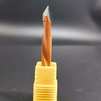 Fraise en carbure HWR OEM HRC55 à 2/4 rainures en carbure de tungstène pour usinage CNC, longue durée de vie 8*20*70 R/L
