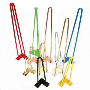 WELLTOP Wholesale Hardware Fitting Hairpin Hair Pin <strong>Legs</strong> 4 Inch <strong>Coffee</strong> <strong>Table</strong> Hairpin <strong>Legs</strong> VT-02.012 Heavy Duty <strong>Metal</strong> - Product Image 5