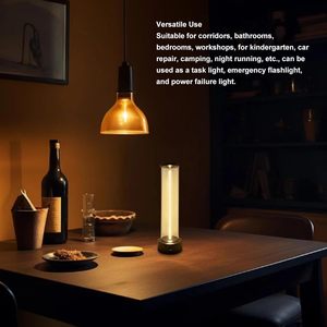 New Ideas Magnetic Rechargeable <b>Touch</b> Sensor Quantum LED Night <b>Lamp</b> Custom Logo Portable Decorative Small Wood Grain Bedroom - Product Image 3