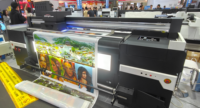 Mesin Printer Inkjet UV Hybrid 1.8m Roll to Roll dan Flatbed untuk Pencetakan pada Film Lunak Backlit, PVC, KT Board, Kulit, ACP, Akrilik