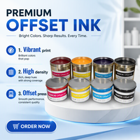 Encres d'impression de haute qualité ZLQ CMYK Couleurs de pointe Bleu réflexe Rouge chaud Emballage en boîte de 1 kg/2,5 kg