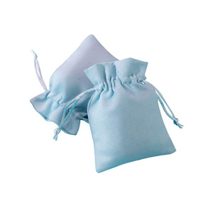 Light Blue Velvet <b>Drawstring</b> Bags 8x10cm 15x20cm Jewelry Packaging Storage <b>Pouches</b> For Rings Pendants Cosmetics Organizing - Product Image 5