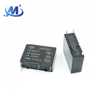 Relai asli HF46F-G-12-HS1T [satu set 4-pin 7A yang biasanya terbuka]