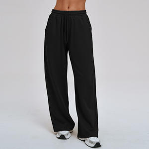 Pantalon décontracté ample et droit pour femme 2026 – Idéal pour le cyclisme, la course et les activités sportives en extérieur – Pantalons et jambières pour femme - Product Image 3