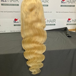 Peluca Frontal 613 con 180% de Densidad, Pelucas Frontales Completas Rubias con Cabello Liso y Ondulado, Peluca Frontal 613 con Encaje Transparente - Product Image 6