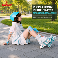 Patins à roulettes ajustables pour enfants, chaussures de patinage d'extérieur avec roues en PU pour l'entraînement des débutants