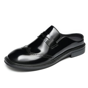 Zapatos Derby para Hombre, Estilo 2026, Punta Redonda, Zapatos de Cóctel a la Moda, Diseño a Cuadros, Personalizados, Venta al Por Mayor - Product Image 2