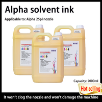 RUN CAI TU Alpha 508GS 10PL Encre numérique à solvant grand format, faible odeur, écologique, pour impression extérieure sur bouteilles de 5000 ml