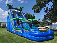 Toboggan aquatique gonflable en PVC de qualité commerciale, design Popsicle Mushroom, pour usage en jardin avec location de piscine - Prix de gros