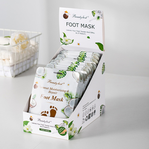 Maschera per piedi Spa Beauty Host cocco idratante profondo e riparazione maschere per i piedi di grandi dimensioni per la cura della pelle del piede calze - Product Image 3