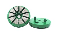 Disque de meulage diamant, système de montage à deux broches de 10mm, plaque de meulage pour béton, outils de sol