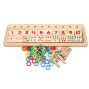 학습 나무 아이 장난감 나무 교육 에이즈 다채로운 수학 교육 장난감 조기 학습 수학 장난감 교육 세트