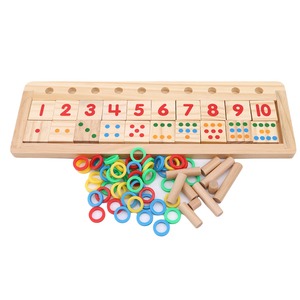 Apprendimento giocattoli per bambini in legno sussidi didattici in legno giocattolo per l'insegnamento della <span class=keywords><strong>matematica</strong></span> colorata apprendimento precoce giocattoli matematici set educativo - Product Image 1