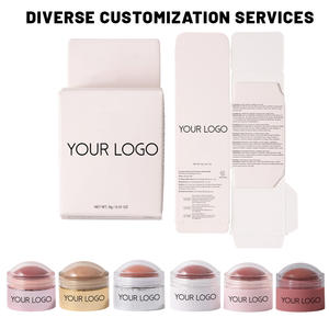 Rubor en Crema en Forma de Bola, Nuevo en su Empaque, Portátil, Textura Cremosa, Tamaño Compacto, Multiusos, Color Natural, Fácil de Aplicar para Mujer - Product Image 5