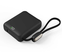 Power Bank Baterai Semi-Solid State 10000mAh, DC023G Pengisian Cepat Input & Output