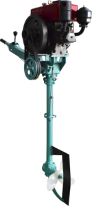 Propulsor Vertical Fuera de Borda con Motor Diésel de 4 Tiempos Refrigerado por Agua para Uso Marino en Embarcaciones de 4-6 HP, Fácil de Operar - Product Image 5