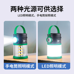 Solar Camping <b>Light</b> Led Power Bank Emergency <b>Light</b> With Mosquito Repellent 13cm 7.7cm Orange Green - Product Image 6