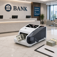 Compteur de billets portable professionnel ST-V10 pour toutes devises, facile à utiliser, machine à compter les billets avec détection UV