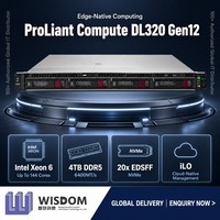 Servidor en Rack HPE ProLiant Compute DL320 Gen12 Intel Xeon 6 4TB DDR5 6400MT EDSFF NVMe PCIe Gen5 para Computación de Borde y Virtualización 1U