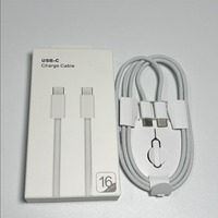 Cable USB-C a USB-C para iPhone 15/16/17, Carga Rápida PD de 60W, Cable de Carga USB-C a USB-C de Alta Velocidad con Trenzado de Nailon de 1m