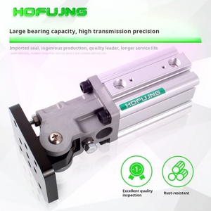 HOFUJNG Side Pose Hinge Turnover Pneumatic Lever Air Cylinder 90 Degree Flip Reverse with <b>Clamp</b> Motor Pump Engine & Steel - Product Image 2