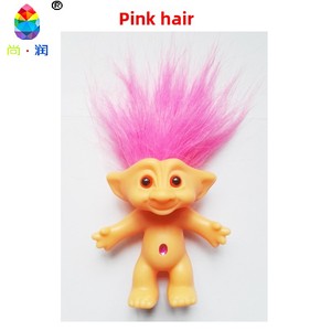 Poupée Troll Rétro <span class=keywords><strong>des</strong></span> Années <span class=keywords><strong>80</strong></span>, Ornement Nostalgique, Poupée Mauvaise en PVC à Cheveux Longs, 10 cm, Vente en Gros - Product Image 4
