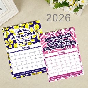 Tùy chỉnh qua biên giới 2026 18 tiếng anh tường lịch, thương mại nước ngoài lịch phiên bản đặc biệt in ấn hàng tháng lịch - Product Image 2