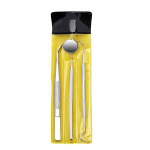 Kit de Examen Dental de Alta Calidad, Portátil, para Uso Doméstico, Juego de 3 Piezas con Instrumentos de Acero Inoxidable para Uso Clínico - Product Image 1