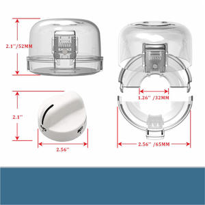 PRODIGY VB005 Child <b>Safety</b> Gas Stove Knob Covers Set Plastic Oven Knob Protection Locks <b>Baby</b> Proofing Kitchen Stove Knob Covers - Product Image 1