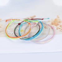 Bracelet en corde cirée imperméable Resoul pour femmes et hommes, bracelet tressé multi-brins, bracelet de surf réglable, bijoux bohèmes de plage, cadeau