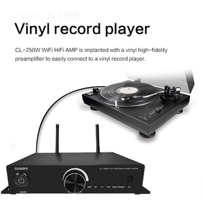 מגבר אודיו סטריאו Hi-Fi מקצועי, מבוקש מאוד, עם WiFi 2.4G ו-5G, AUX, BT5.0 ומקלט אופטי, למערכת שמע מרובת חדרים, 2x100W - Product Image 6