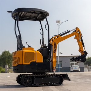 Mini-excavatrice de 1 tonne la plus vendue, conforme aux normes EPA 5, petite excavatrice sur chenilles à haute performance pour l'aménagement paysager - Product Image 1