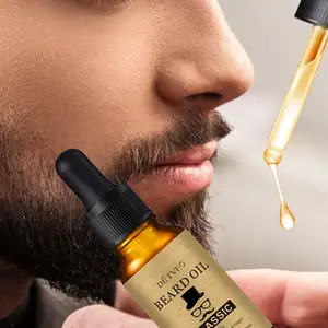 Uno dei prodotti più venduti di prodotti per la cura personale maschile biologico 100% la crescita della barba olio barba olio barba