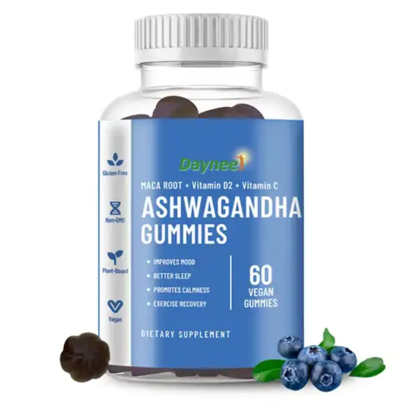 Oem Ashwagandha Gummy Supplementen Veganistische Glutenvrije Pectine Gummy Candy