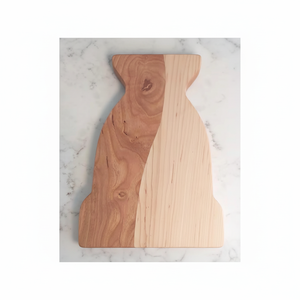 Tabla de cortar de madera de calidad de exportación con cuchillo de queso de acero inoxidable, elaborado para minoristas, importadores y utensilios de cocina al por mayor - Product Image 1